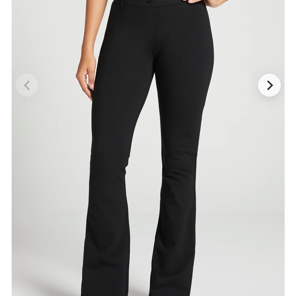 Betabrand Classic Black Boot Cut Pants